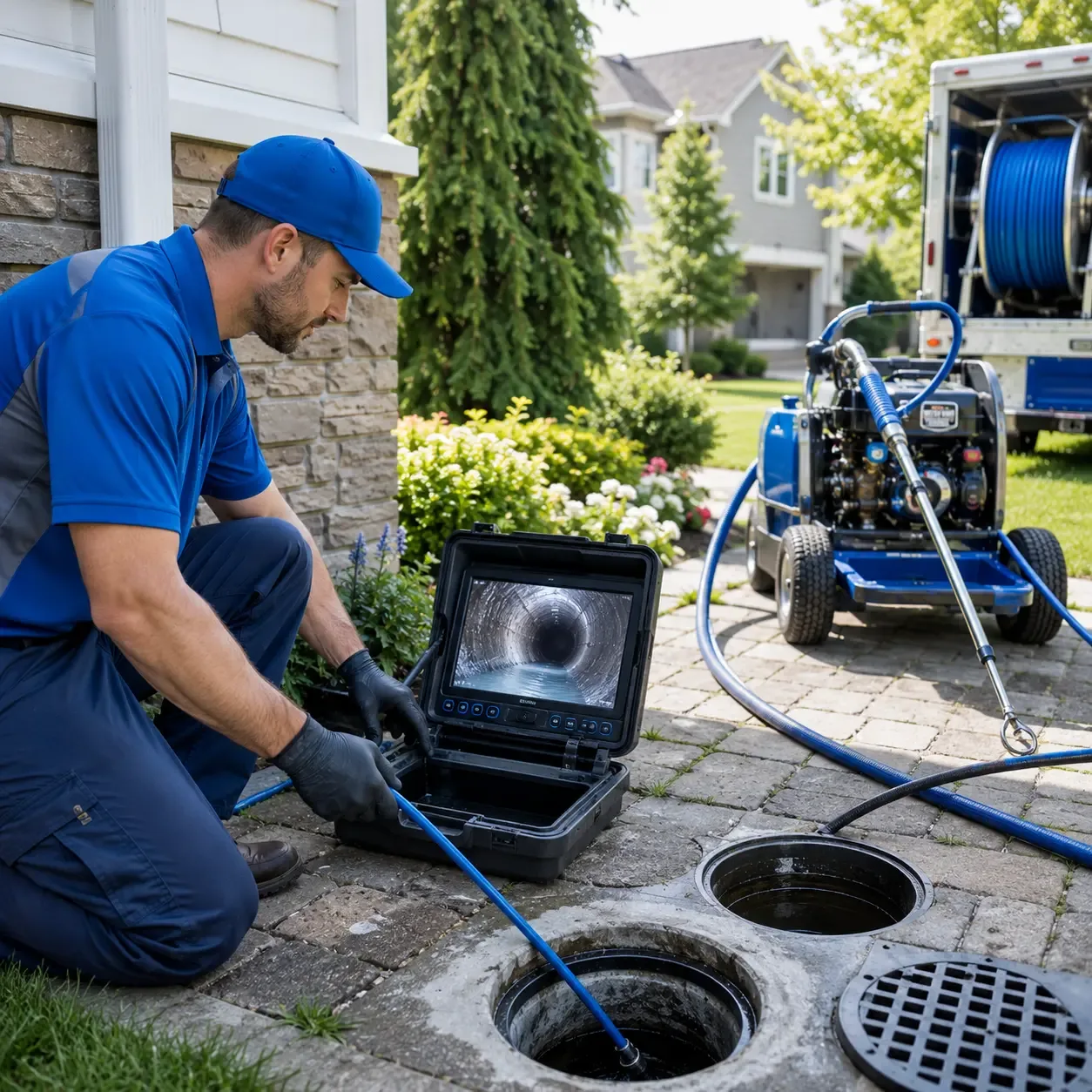 Outdoor drain cleaning professionals serving Lexington, VA